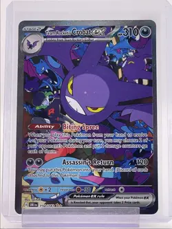 TEAM ROCKET'S CROBAT EX 2025 POKEMON SPECIAL ILLUSTRATION RARE 234/182 Q4339 - Image 1