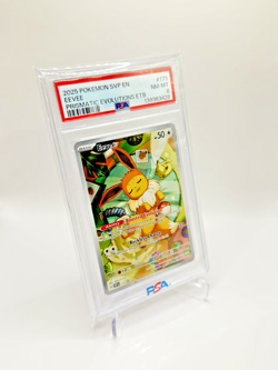 2025 POKEMON SVP PRISMATIC EVOLUTIONS ETB PROMO #173 EEVEE PSA 8 - Image 2