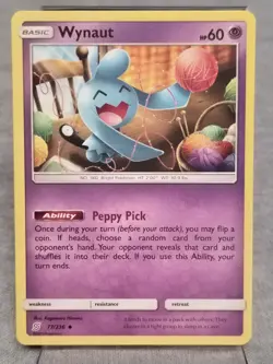Wynaut Uncommon Pokemon TCG Unified Minds 77/236 LP - Image 1