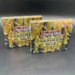 Lot of (2) Yu-Gi-Oh! TCG Maximum Gold 1st Edition Boxes SEALED - Image 1
