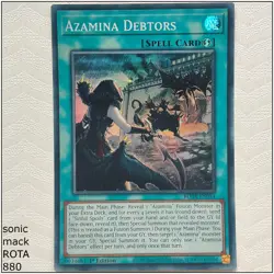 Azamina Debtors - ROTA-EN054 - Super Rare 1st Edition Yugioh - Image 1