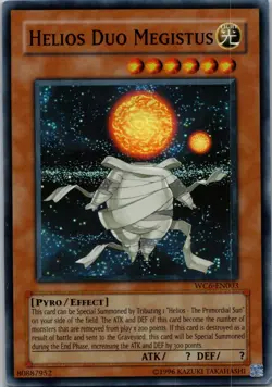 Yugioh Helios Duo Megistus WC6-EN003 Super Rare NM - Image 1