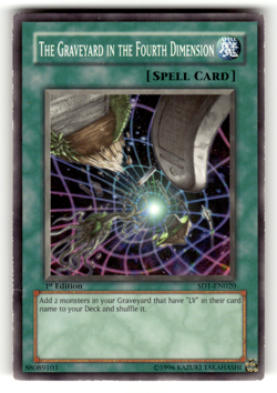 The Graveyard in the Fourth Dimension SD1-EN020 1st Edition Common Structure Dec - Image 1