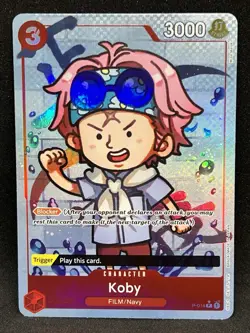 One Piece Card Game PRB-01 The Best - Koby P-014 (ENGLISH) Alt Art - Image 1