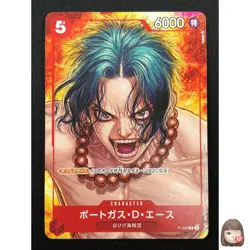 [NM] Portgas D. Ace ONE PIECE Card Japanese P-028 One Piece Magazine Promo 4F24 - Image 1
