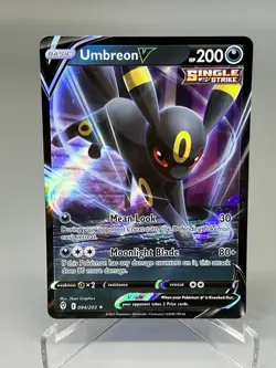 Umbreon V 094/203 Evolving Skies NM/M Full Art Ultra Rare Pokemon Card TCG - Image 1
