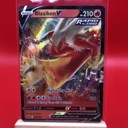 Blaziken V 020/198 Ultra Rare Full Art Pokemon Card Chilling Reign NM+ - Image 1