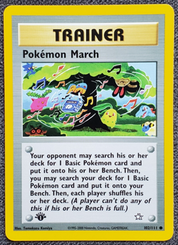 1st Edition Pokemon March - Neo Genesis - #102/111 - Vintage Pokemon Card 2000 - Image 1
