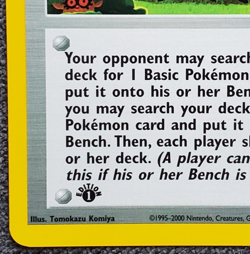 1st Edition Pokemon March - Neo Genesis - #102/111 - Vintage Pokemon Card 2000 - Image 5