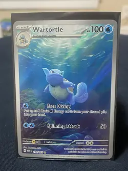 Pokemon TCG Wartortle 171/165 Scarlet & Violet 151 Holo Illustration Rare Card - Image 1
