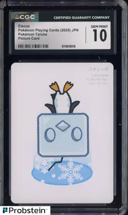 2025 Pokemon Japanese Takura Playing Cards Picture Card Eiscue CGC 10 GEM MINT - Image 1