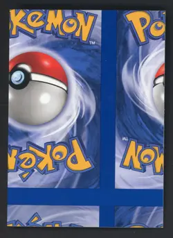Pokemon English Blank Misprint NFC Cards Front Blank Back Miscut #1 - Image 1