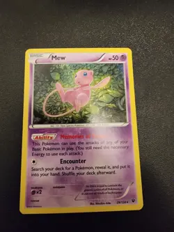 Mew 29/124 XY Fates Collide Holofoil Rare Holo Pokemon Card NM/LP - Image 1