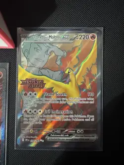 Team Rocket's Moltres ex - (Destined Rivals Stamp) 229/182 Miscellaneous Cards & - Image 4