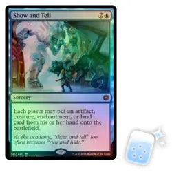 FOIL SHOW AND TELL Conspiracy: Take The Crown Magic MTG MINT CARD - Image 1