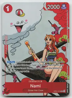 Nami (Gift Collection 2023) R Foil One Piece Promotion Cards OP01-016 NM - Image 1