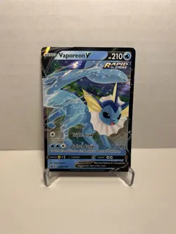 Vaporeon V Sword & Shield Promo Cards SWSH150 Pokemon TCG Card Promo LP - Image 1
