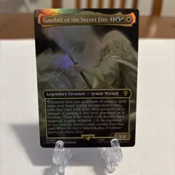 Gandalf of the Secret Fire - Tales Of Middle-Earth Borderless Foil MTG-NM - Image 1