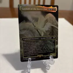 Gandalf of the Secret Fire - Tales Of Middle-Earth Borderless Foil MTG-NM - Image 2