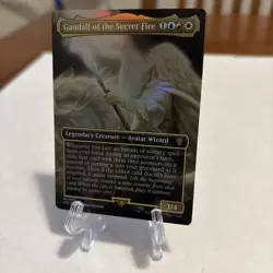 Gandalf of the Secret Fire - Tales Of Middle-Earth Borderless Foil MTG-NM - Image 3