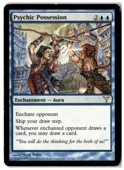 MTG Psychic Possession - Dissension Heavily Played English - Image 1