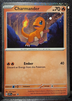 Charmander Cosmos Holo SVP 047 (NM) Scarlet & Violet Black Star Promo Pokemon - Image 1