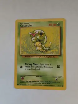 Pokemon TCG - Caterpie - Base Set 2 Unlimited - 45/102 Common - Image 1