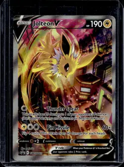 2019-2023 Pokemon SWSH Black Star Promos Jolteon V #SWSH183 - Image 1