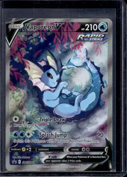 2019-2023 Pokemon SWSH Black Star Promos Vaporeon V #SWSH181 - Image 1
