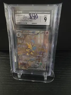 CGC Mint 9 2023 Pokemon Alakazam Ex SIR #201 Scarlet & Violet 151 - Image 1