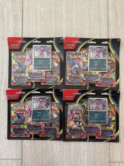 Pokemon Mega Evolutions Phantasmal Flames 3-pack Blister - Sneasel (Lot Of 4) - Image 1