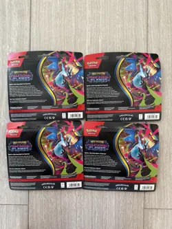 Pokemon Mega Evolutions Phantasmal Flames 3-pack Blister - Sneasel (Lot Of 4) - Image 2