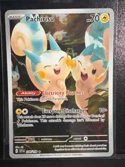 Pokemon [A+] Pachirisu Illustration Rare [SV01] Scarlet & Violet Base 208/198 - Image 1