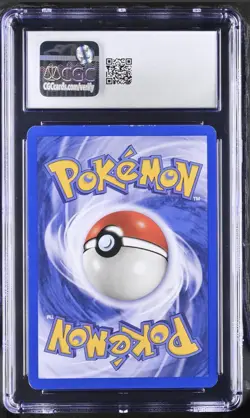 Pokemon TCG Ninetales Base Set Holo BLACK FLAMES ERROR Misprint Variant CGC 7.5 - Image 2