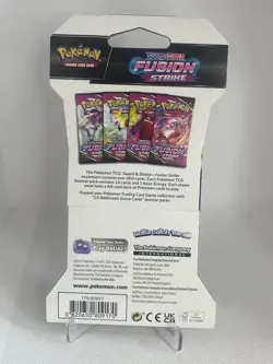 Pokemon Sword & Shield Fusion Strike Sleeved Booster Pack- Gengar art - Image 2