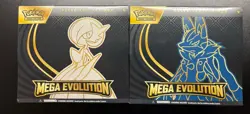 Pokemon TCG Mega Evolution Gardevoir and Lucario ETB Factory Sealed - Image 1