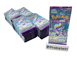 2023 Pokemon Korean SV1V Violet ex Booster Pack Lot of (100) - Image 1