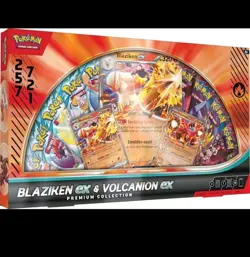 Pokemon TCG Blaziken ex Volcanion ex Premium Collection Amazon Holiday Exclusive - Image 1