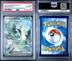 2025 POKEMON BLK EN-BLACK BOLT SPECIAL ILLUSTRATION RARE SERPERIOR EX GEM PSA 10 - Image 3