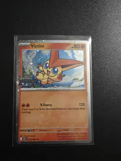 Victini 012/086 S&V Black Bolt Stamped Promo Cosmos Holo Pokemon TCG NM - Image 1