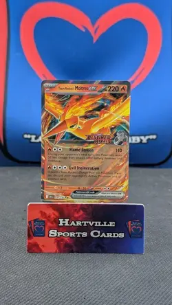 Pokemon TCG Team Rockets Moltres EX Destined Rivals 031/182 Stamped UPC Promo NM - Image 1