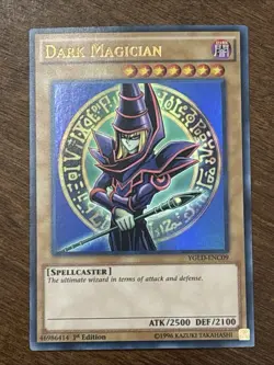 Dark Magician (C) YGLD-ENC09 Yugi's Legendary Decks 1st Edition Ultra Rare LP - Image 1