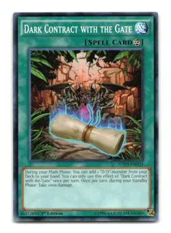 Dark Contract with the Gate - SDPD-EN024 1st Edition - YuGiOh-LP - Image 1