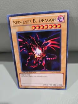 Yugioh Red-Eyes B. Dragon LC01-EN006 Ultra Rare Limited Edition NM - Image 1