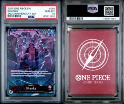One Piece CCG Shanks 2nd Anniversary Set OP09-001 PSA 10 Gem Mint - Image 3