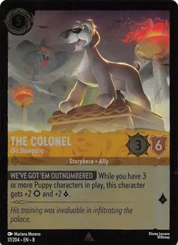 The Colonel Old Sheepdog Foil 17/204 Reign of Jafar Disney Lorcana - Image 1