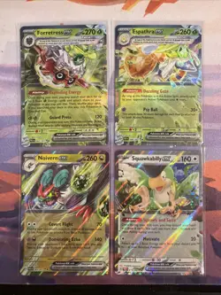 Pokemon Paldean Fates - (4) Card Lot - 002/091, 006/091, 069/091, 075/091 🔥 TCG - Image 1