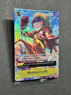 Monkey D Luffy Sealed OP07-109 One Piece Promotion Cards Foil SEALED - Image 2