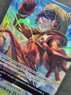 Monkey D Luffy Sealed OP07-109 One Piece Promotion Cards Foil SEALED - Image 3