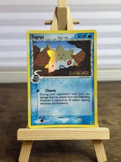 Pokemon TCG Togepi Reverse Holo Card EX DRAGON FRONTIERS 41/101 2006 - NM - Image 1